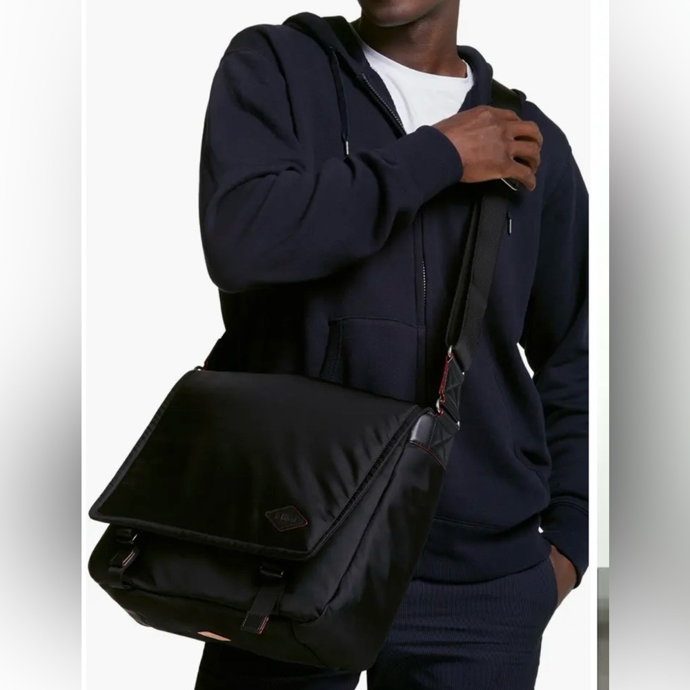 🖤 NEW MZ WALLACE Bleecker Messenger bag black crossbody bag straps nylon unisex